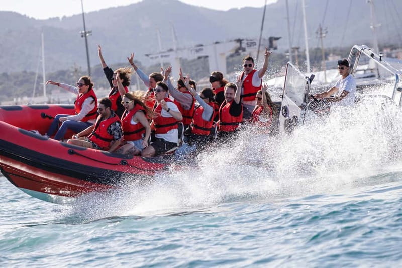 Alcudia: 2-Hour Sightseeing Speedboat Tour with Snorkeling - Alcudia Port and the first burst of speed