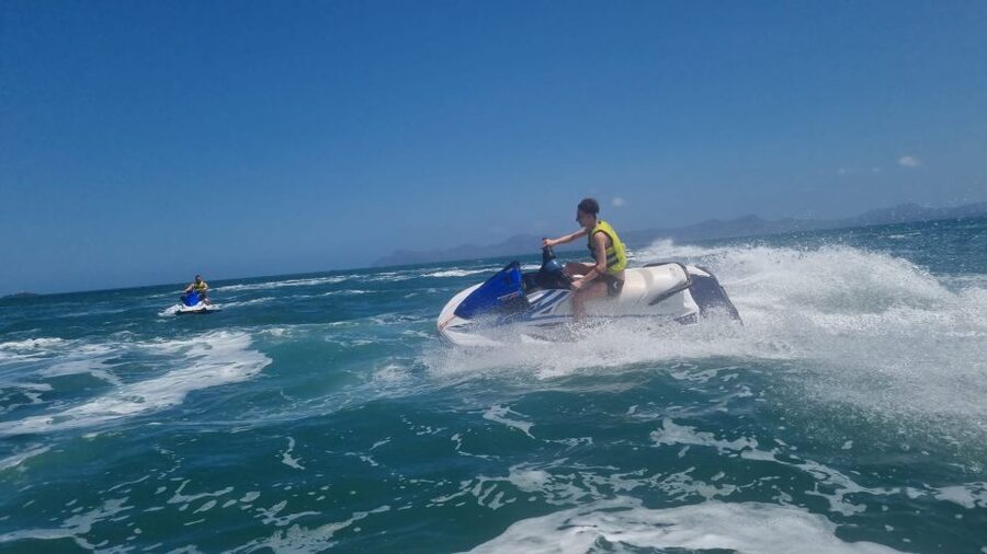 Alcudia: 30-Minute Jet Ski Adventure for Beginners & Photos - From Alcudia Port Into The Bay