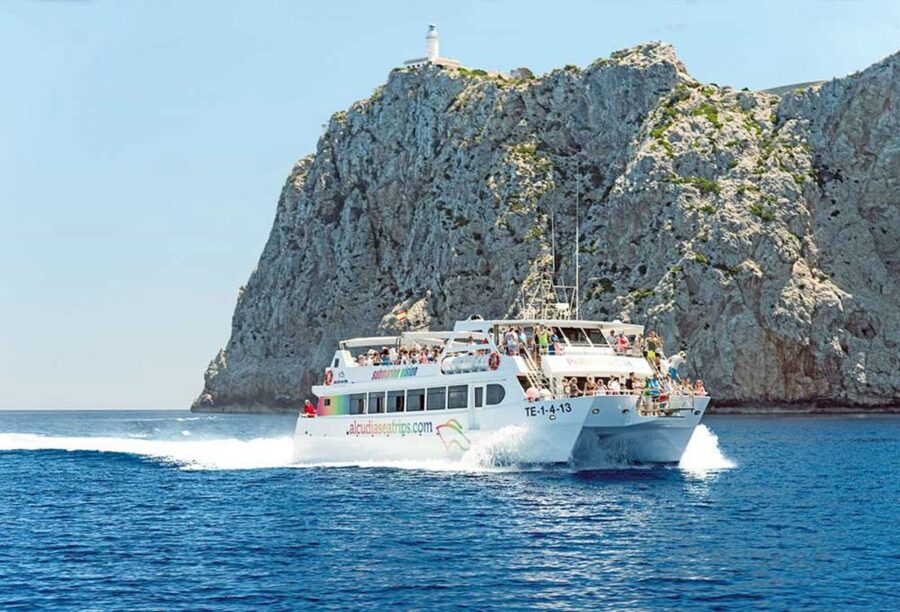 Alcudia: Boat Trip to Cap de Formentor and Formentor - Setting out from Port Alcudia