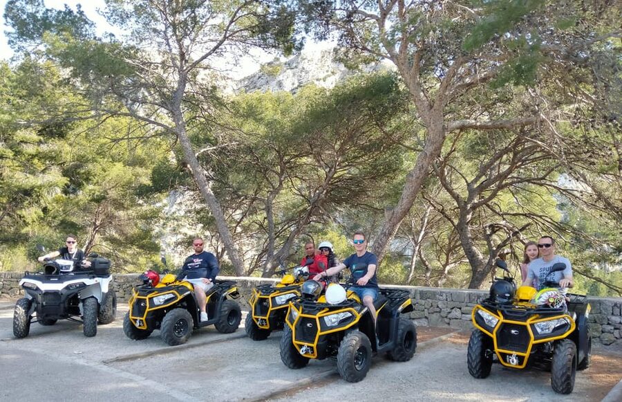Alcudia: Quad Sightseeing Tour with Viewpoints - Bon Aire looks across Pollensa Bay
