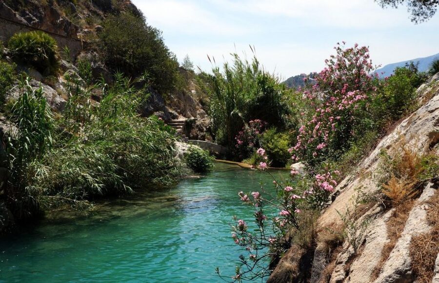 Algar Waterfalls Coach Trip - From Albir & Benidorm - The 1.5-kilometre route through the falls