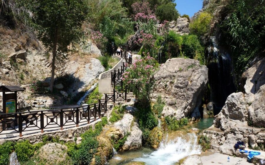 Algar Waterfalls Coach Trip - From Albir & Benidorm - Arriving at the waterfall entrance