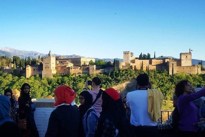 Alhambra &Charles Palace Guided Tour with Optional Nasrid Palaces - The hilltop meeting point and the transfer option
