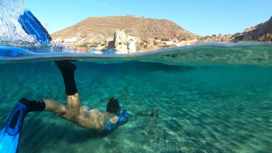 Alicante: Calas and Beaches E-Bike Tour with Snorkeling - Riding toward Cabo de las Huertas