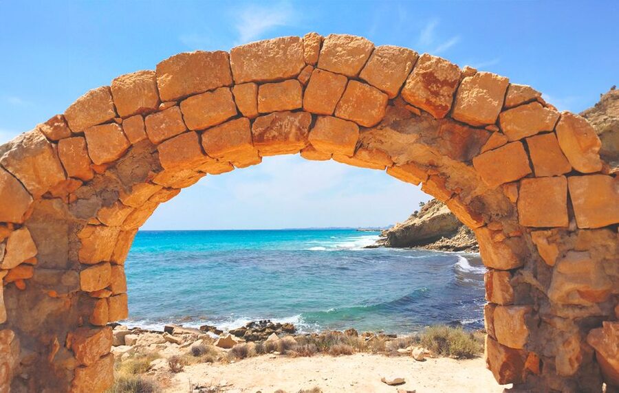 Alicante : E-Bike Coast Tour, Roman Fish Farm and Snorkeling - Roman fish-farm remains at Albufereta