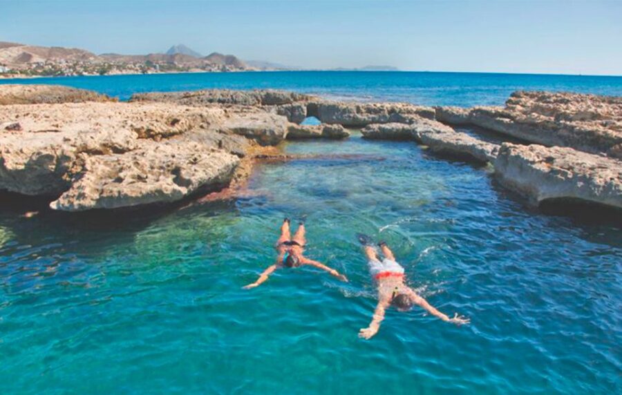 Alicante : E-Bike Coast Tour, Roman Fish Farm and Snorkeling - Snorkeling in Alicante’s clear coastal water