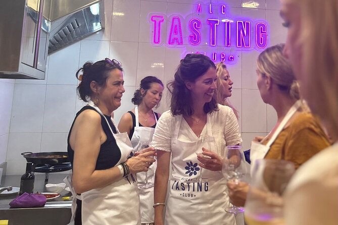 Alicante Paella Cooking Class, Tapas, Drinks and Marketplace - Eating the Paella You Helped Make