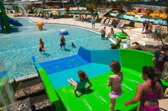 Aqualava Waterpark Lanzarote Entrance Ticket - Aqualava Beach and the salty wave pool