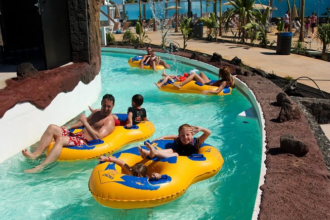 Aqualava Waterpark Lanzarote Entrance Ticket - Loungers, umbrellas, Wi-Fi, and practical facilities