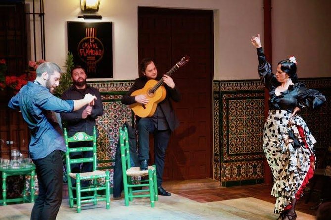 Authentic Flamenco Show with Tapas & Wine Guided Tour - Stop one: vermouth and Iberian ham at Maestro Marcelino