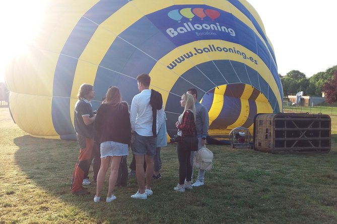 Balloon Ride over Catalonia with optional Pick-up from Barcelona - Takeoff, landing, and helping with the balloon