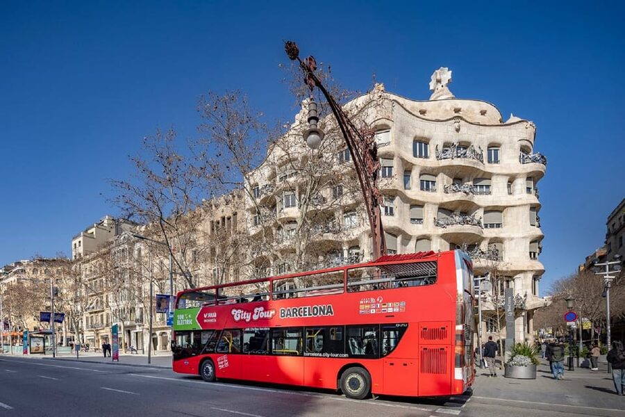 Barcelona: 24 or 48-Hour Hop-On Hop-Off Bus Tour - The orange route reaches farther west