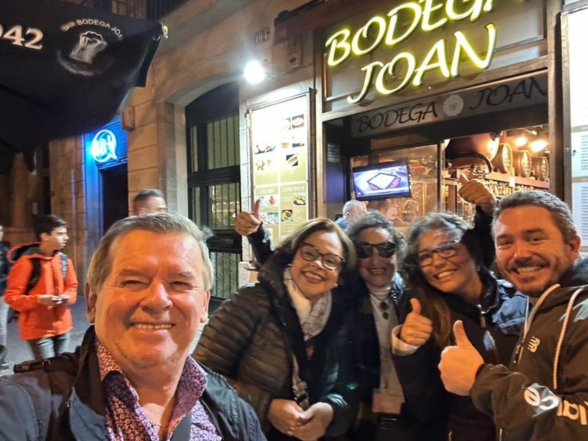 Barcelona: 4-Hour Tapas Evening Tour and Flamenco Show - What you may eat at the Gothic Quarter bar