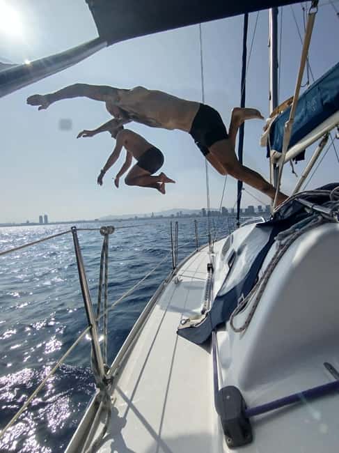 Barcelona Badalona : Sailboat Tour, Snacks, Drinks, Swimming - What the $45 price really gets you