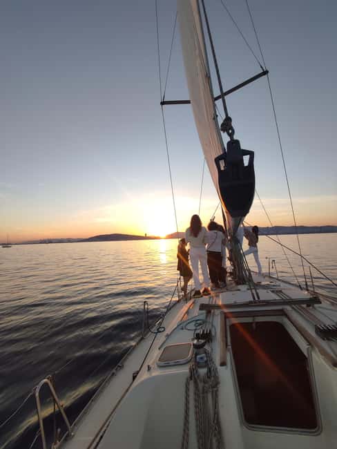 Barcelona Badalona : Sailboat Tour, Snacks, Drinks, Swimming - A rare French sailboat with room to relax