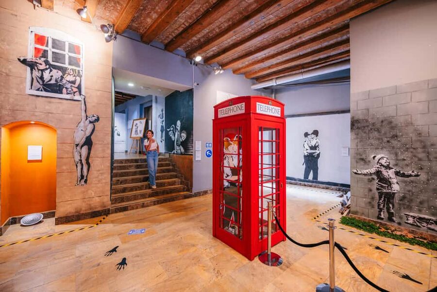 Barcelona: Banksy Museum, Permanent Exhibition Ticket - Recreated walls from England to Palestine
