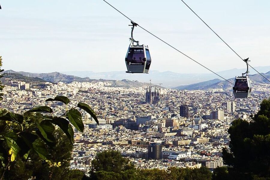 Barcelona Cable Car Sky Views, Magic Fountain & Castle Visit - The Raval walk and Botero’s oversized cat