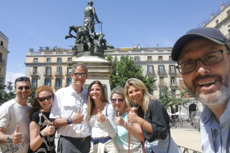 Barcelona Cable Car Sky Views, Magic Fountain & Castle Visit - Olympic sites and time for a local drink