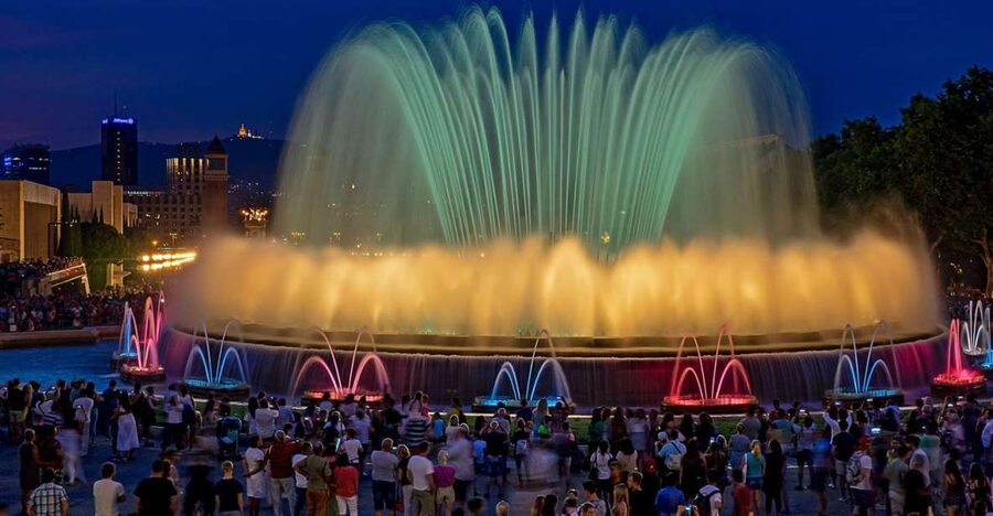 Barcelona Cable Car Sky Views, Magic Fountain & Castle Visit - Boqueria, La Rambla, and Barcelona’s Old Town
