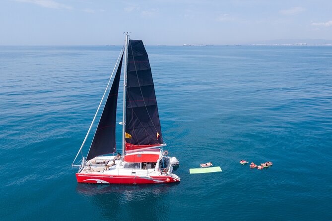Barcelona Catamaran Cruise with Tapa & Drink Included - The daytime swimming stop