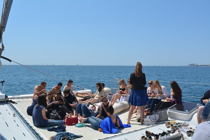 Barcelona Catamaran Party Tour For Young People - Music, rafts, and the party atmosphere