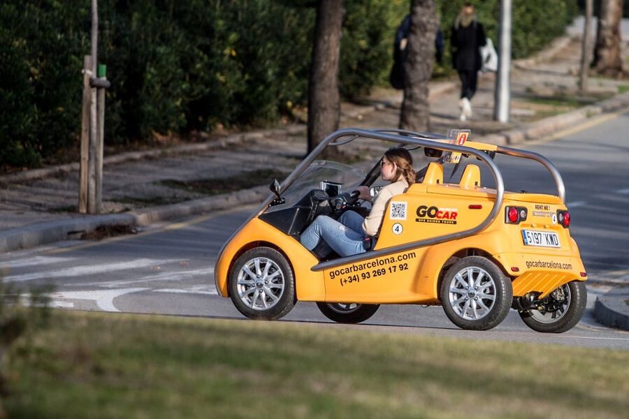 Barcelona: City Center and Olympic Park GoCar Experience - Passeig de Gracia and the rock-star effect on Las Ramblas
