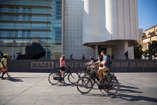 Barcelona City Highlights Bike Tour - Columbus, Raval, and the giant cat