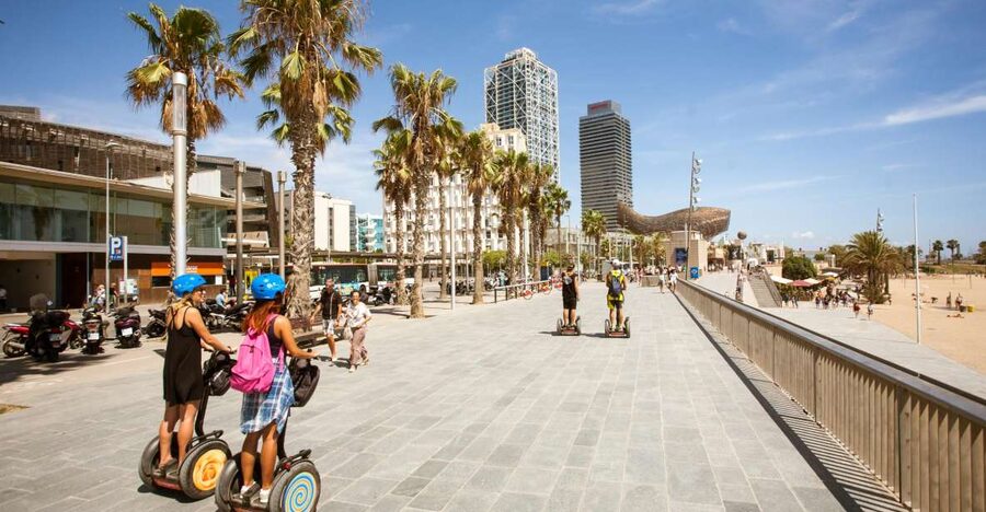 Barcelona: City Highlights Guided Segway Tour - Starting in the old city at Carrer del Correu Vell