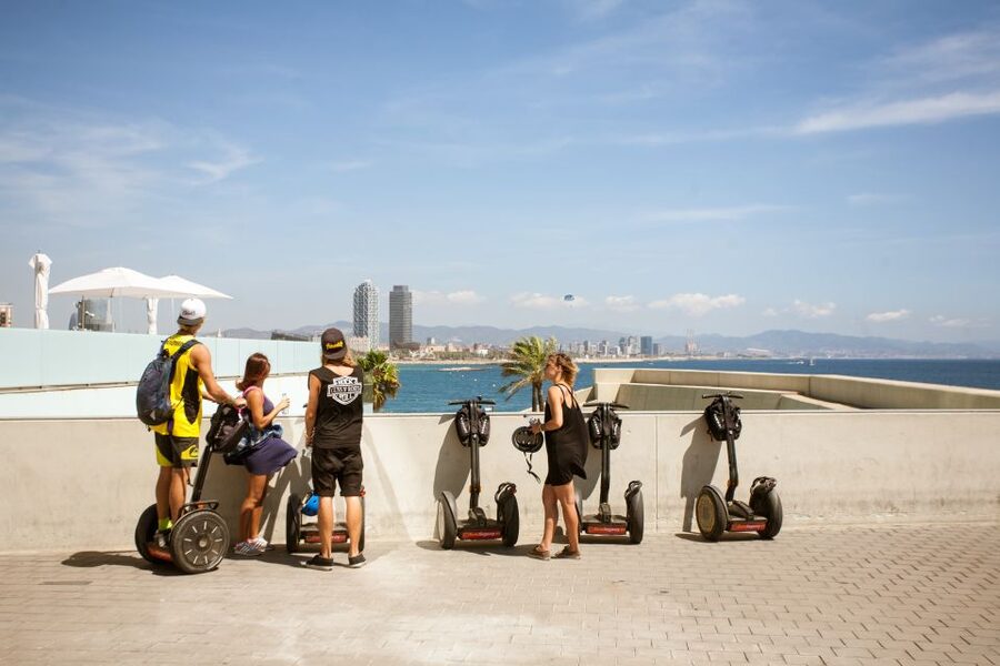 Barcelona: City Highlights Guided Segway Tour - Roman walls and the narrow lanes of the Gothic Quarter