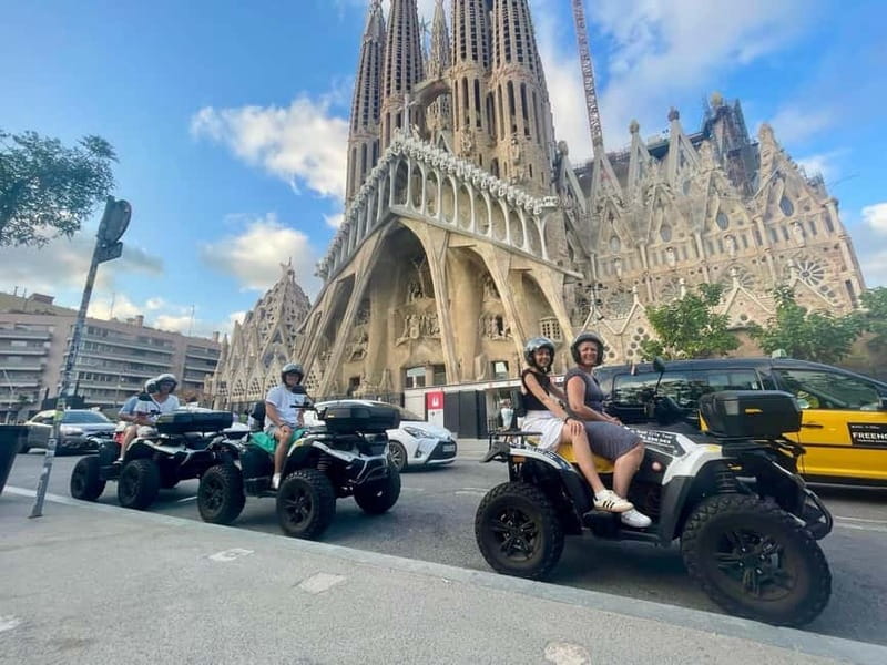 Barcelona: City Sights Electric Quad Tour - The safety briefing and electric quad controls