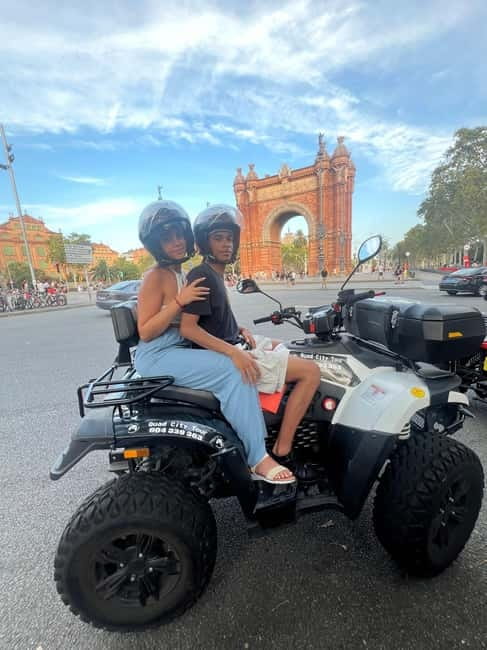 Barcelona: City Sights Electric Quad Tour - Passeig de Colom and the waterfront ride