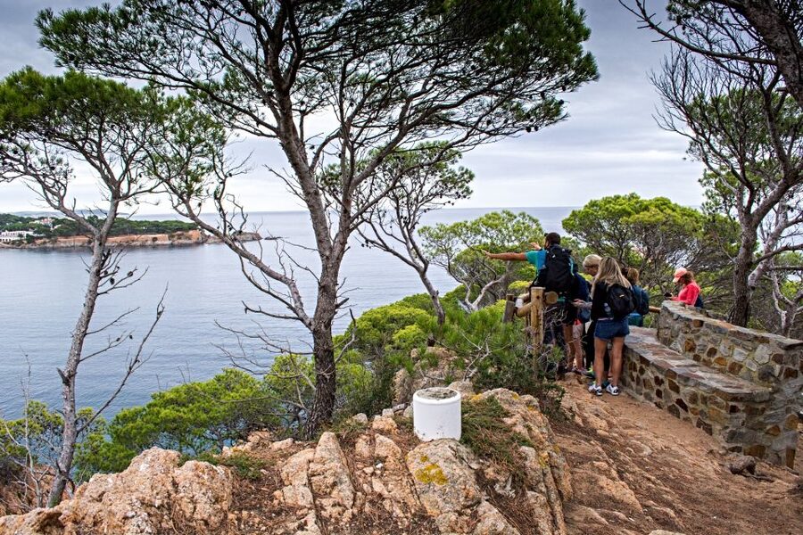 Barcelona: Costa Brava Hiking, Sea Kayaking & Lagoon Dipping - Meeting in central Barcelona and riding north