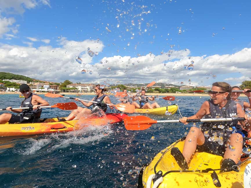 Barcelona: Costa Brava Kayak and Snorkel Tour with Lunch - From Arc de Triomf to the Costa Brava