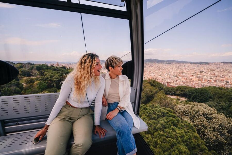 Barcelona: E-Bike Tour with Montjuic Cable Car & Boat Ride - The Olympic Ring and Barcelona’s modern side