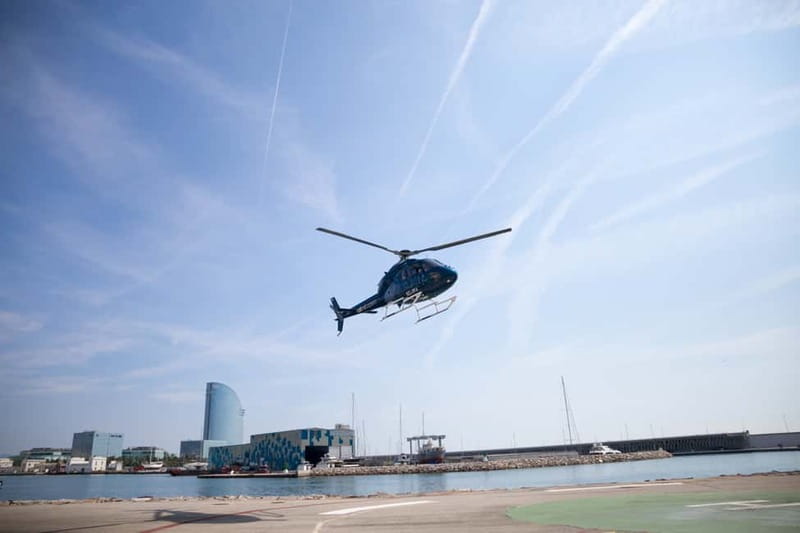 Barcelona: Helicopter Flight over Barcelona's Coastline - How long is seven minutes in the air?