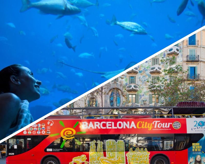 Barcelona: Hop-On Hop-Off Bus & Aquarium Tour - How the Barcelona City Tour bus works