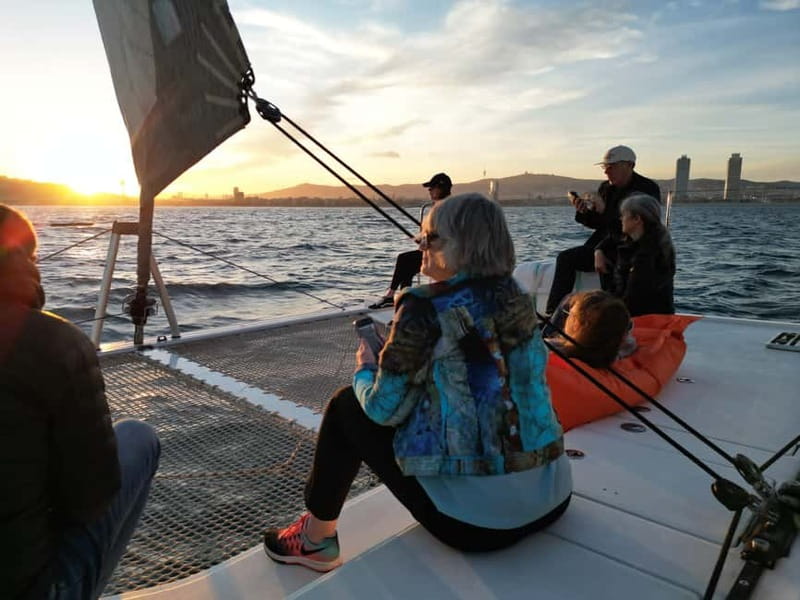 Barcelona: Luxury Catamaran Sunset Cruise - The final 15 minutes and the best sunset views