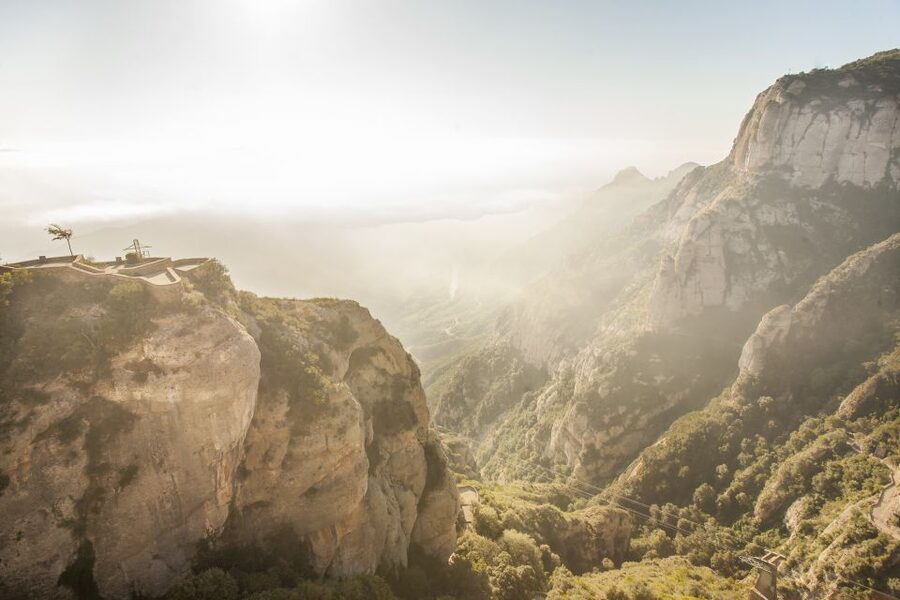 Barcelona: Montserrat with Winery Visit and Farmhouse Lunch - Inside a family organic winery