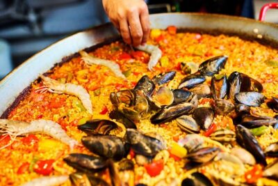 Barcelona Paella Cooking Class with Market Visit, Tapas & Sangria