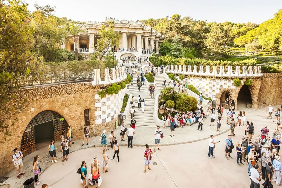 Barcelona: Park Güell Admission Ticket - Austria Gardens and the quieter paths