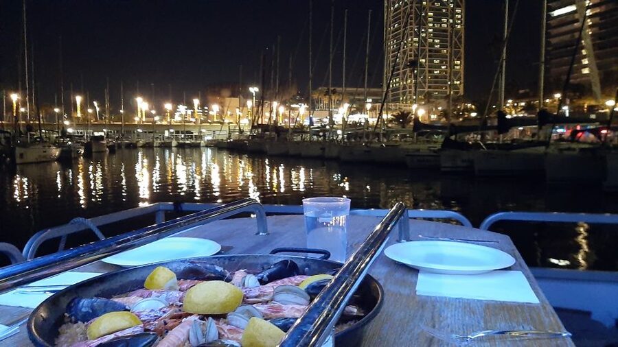 Barcelona: Private Evening Cruise with Dinner and Drinks - Leaving Olympic Port for Barcelona’s coast
