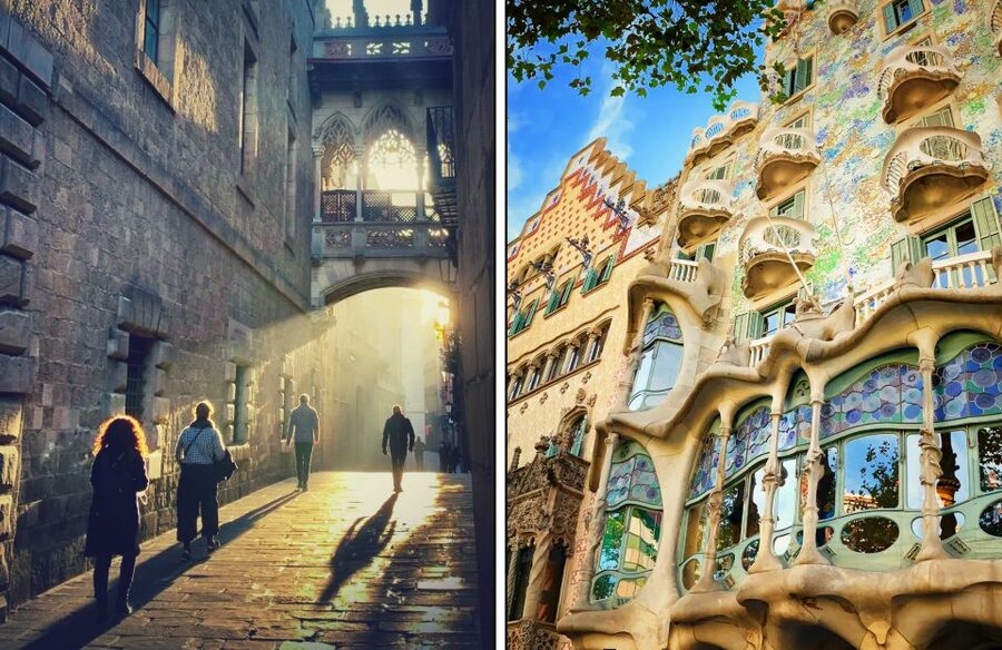 Barcelona: Ramblas, Gothic & Gaudí Architecture Walking Tour - The metro ride to Passeig de Gràcia