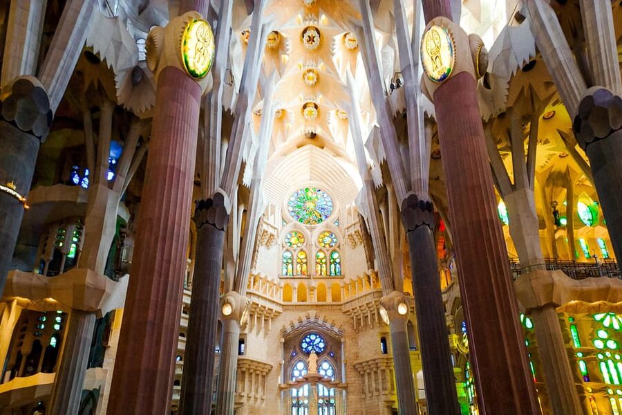 Barcelona: Sagrada Familia Priority Access Guided Tour - The opening view across the park