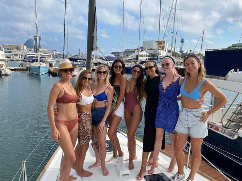 Barcelona: Sailing Tour with Tapas, Drinks and Swim Stop - Tapas, pinchos, and drinks on board