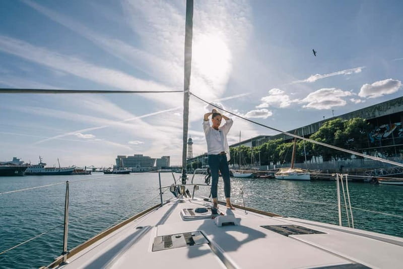 Barcelona: Sailing Tour with Tapas, Drinks and Swim Stop - Sunset departures, daytime trips, and the changing mood