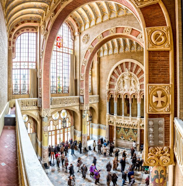 Barcelona: Sant Pau Recinte Modernista Entry Ticket - Pavilions filled with mosaics, glass, and sculpture