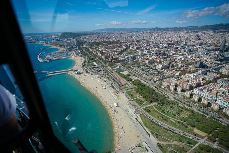Barcelona: Scenic Helicopter Flight - The port, coast, and city from above