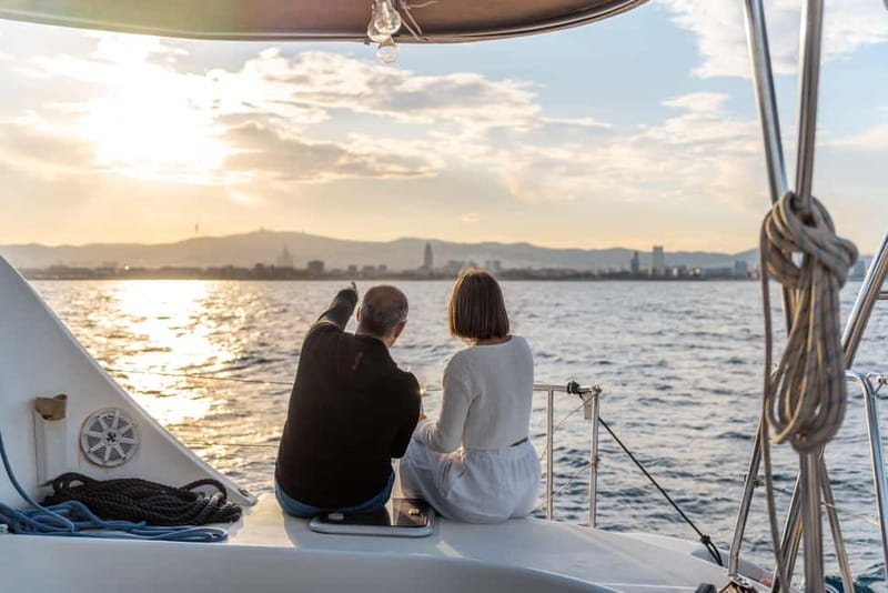 Barcelona: Sunset Catamaran Cruise with Wine and Tapa - Getting to Marina Vela and finding catamaran OPA