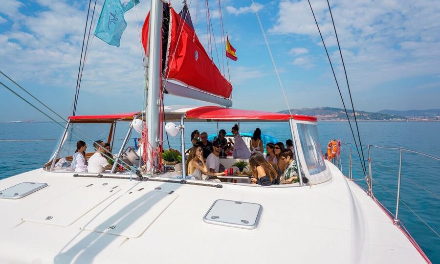 Barcelona: Sunset or Day Catamaran Cruise with Tapa & Drink - Weather, route changes, and realistic expectations