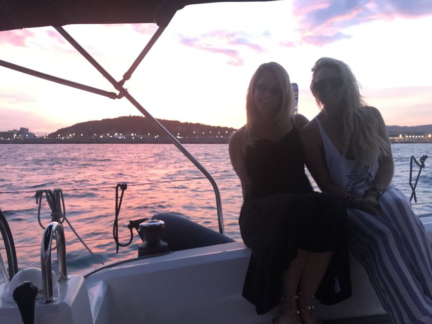 Barcelona: Sunset Sailing Tour with Open Bar & Snacks - The 15-minute swim, if the sea permits